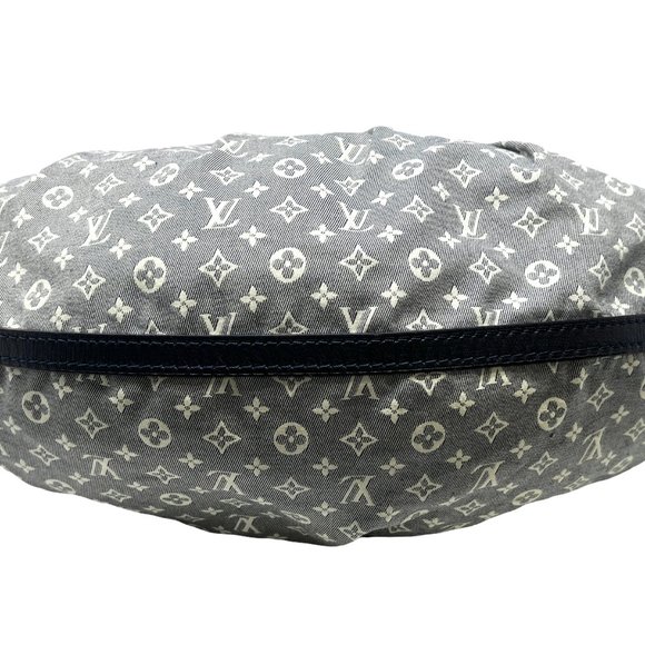 LOUIS VUITTON Vintage LV Monogram Rhapsody Shoulder Bag Cotton Blue RankAB - Picture 12 of 12